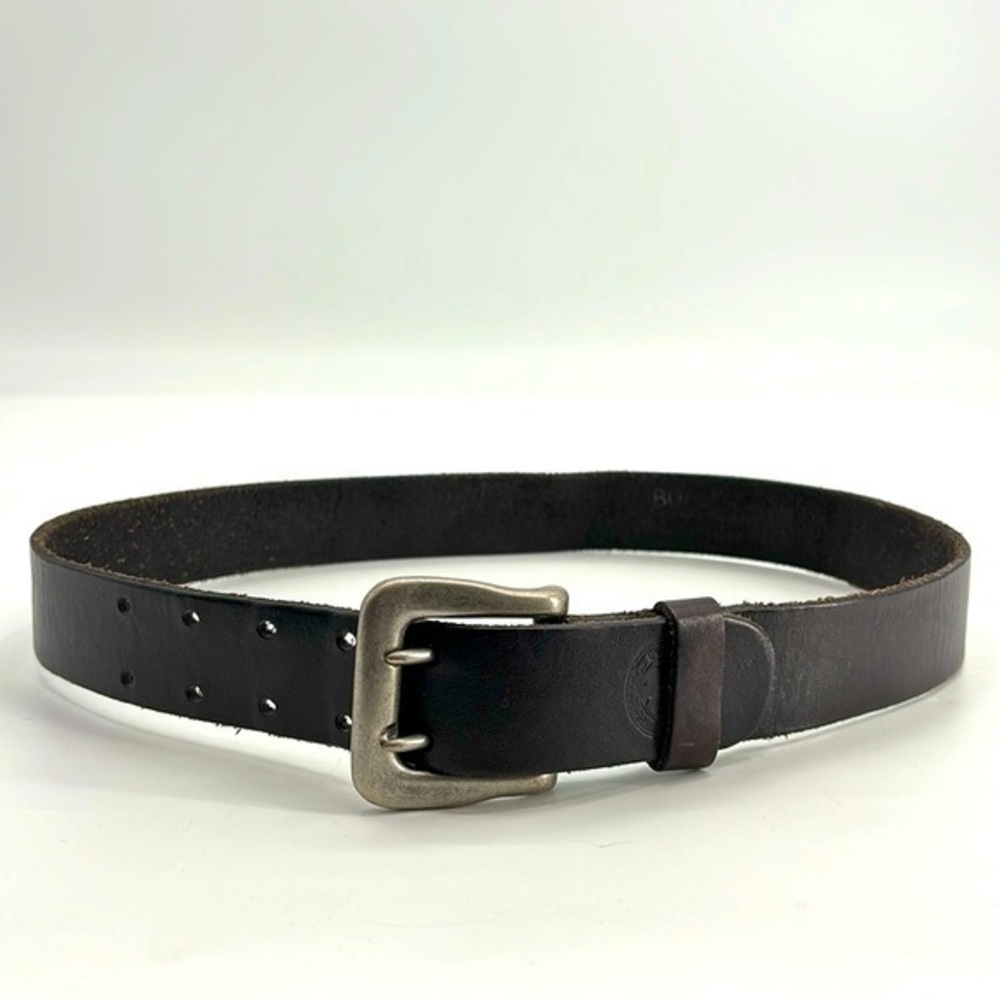 UEC Buffalo men’s brown leather belt size 32